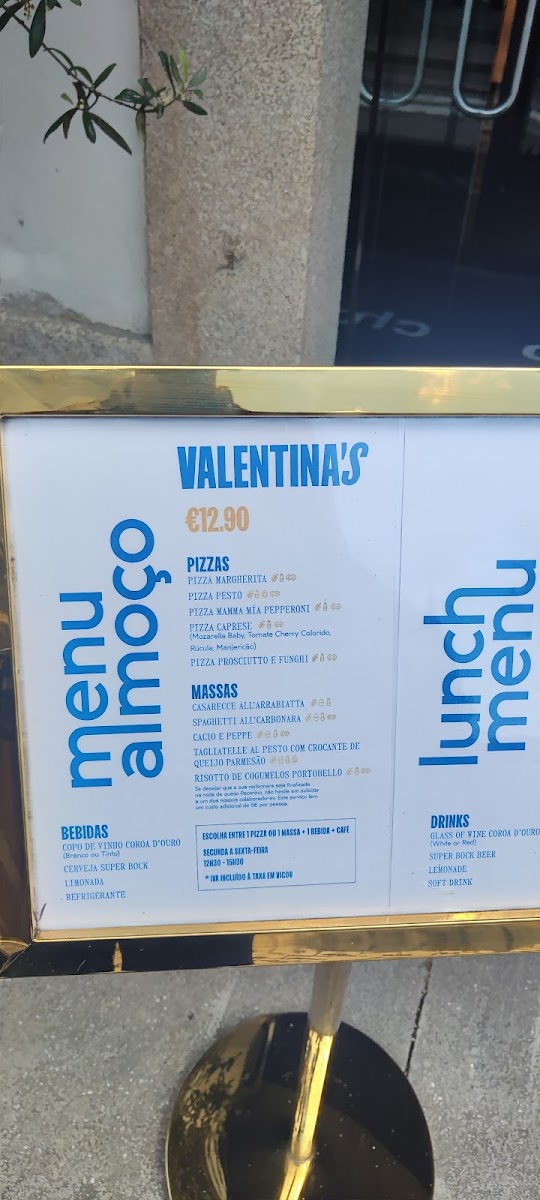 Menu Valentina's Porto-9